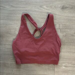 Aerie Dusty Pink Long Sports Bra